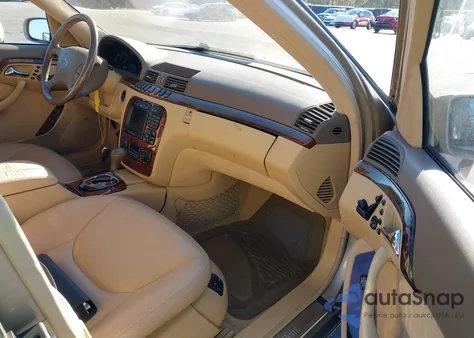 2002 Mercedes-Benz S 500 from USA, damaged, VIN WDBNG75J02A290554